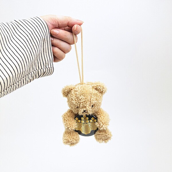 家紋ベア 豊臣秀吉 豊臣家 五三桐 太閤桐 桐紋 クマアンドベアー 歴史 歴史 戦国 kuma and bear 歴史ベアシリーズ