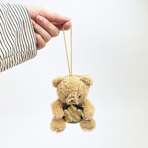 家紋ベア 明智光秀 明智家 桔梗紋  クマアンドベアー 歴史 戦国 kuma and bear 歴史ベアシリーズ