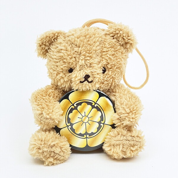 家紋ベア 織田信長 織田家 織田木瓜紋 クマアンドベアー 歴史 戦国 kuma and bear 歴史ベアシリーズ