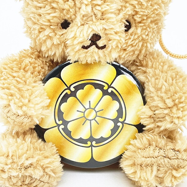 家紋ベア 織田信長 織田家 織田木瓜紋 クマアンドベアー 歴史 戦国 kuma and bear 歴史ベアシリーズ