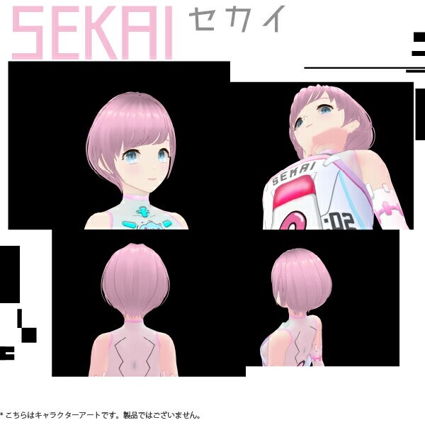 パーフェクト・ワールド・トーキョー公式バーチャルレポーター 『セカイ』 アクリルスタンド セカイちゃん