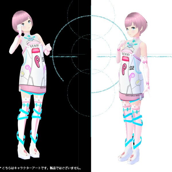 パーフェクト・ワールド・トーキョー公式バーチャルレポーター 『セカイ』 アクリルスタンド セカイちゃん