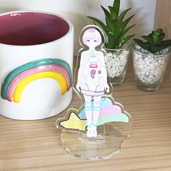 パーフェクト・ワールド・トーキョー公式バーチャルレポーター 『セカイ』 アクリルスタンド セカイちゃん