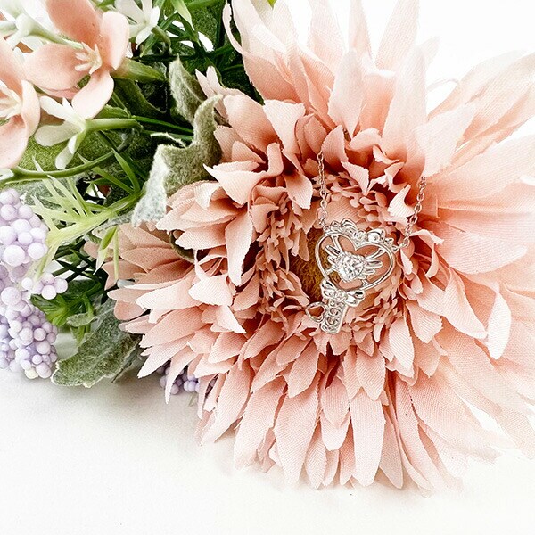 SWIMMER 誕生石ジュエリー シルバー ダイヤモンド スイマー ネックレス