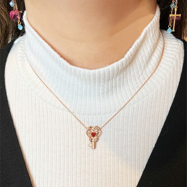 SWIMMER ジュエリー ピンクゴールド ダイヤモンド スイマー ネックレス