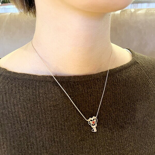 SWIMMER ジュエリー ピンクゴールド ダイヤモンド スイマー ネックレス