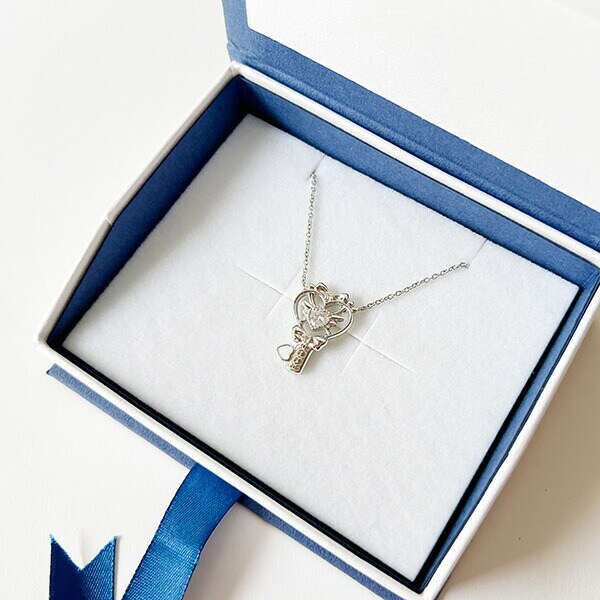 SWIMMER ジュエリー ピンクゴールド ダイヤモンド スイマー ネックレス