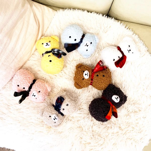 ぬいぐるみ 雪だるまベア イエロー パーフェクトワールド オリジナル マスコット クマ