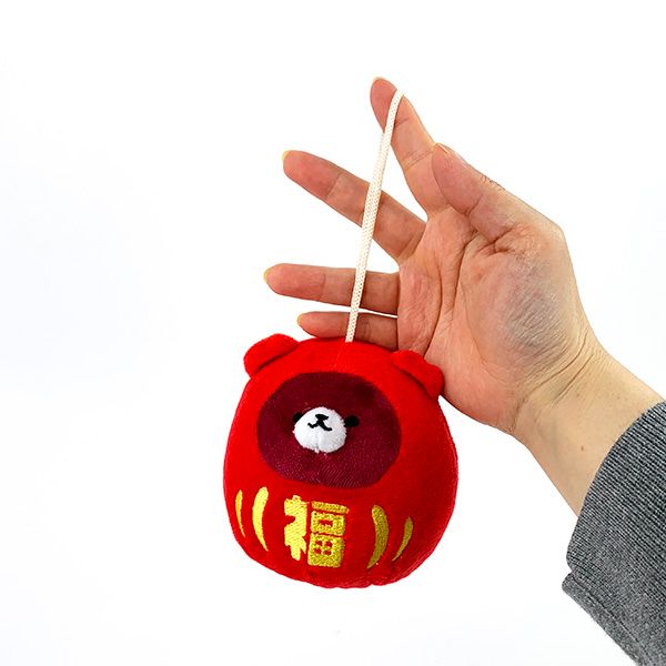 ぬいぐるみ だるまベア グリーン パーフェクトワールド オリジナル マスコット クマ