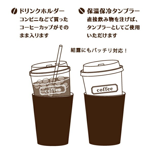 でぶねこ 2wayステンレスタンブラー 450ml 保温保冷 結露防止