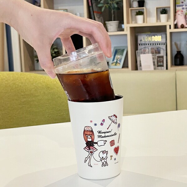 内藤ルネ 2wayステンレスタンブラー M マグ 保温保冷 結露防止 450ml