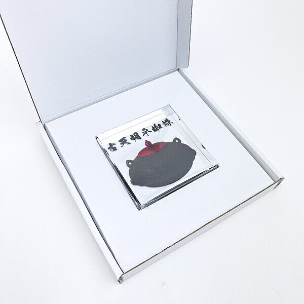 古天明平蜘蛛クリスタルアクリルブロック インテリア 戦国 武将 戦 歴史 日本史 戦国グッズ