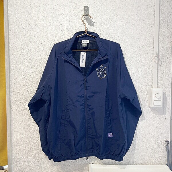 水森亜土 ナイロンジャケット カップル L アウター アパレル ネイビー 亜土ちゃん