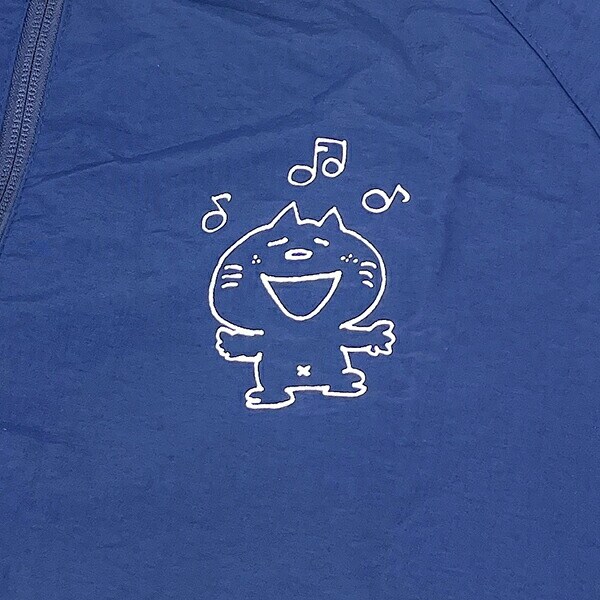 水森亜土 ナイロンジャケット カップル L アウター アパレル ネイビー 亜土ちゃん