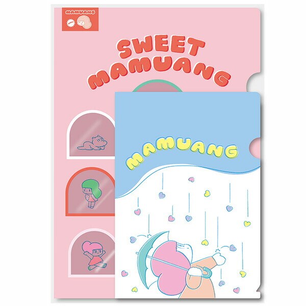 マムアンちゃん クリアファイルセット ＳＷＥＥＴ 文具 学校 オフィス