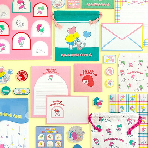 マムアンちゃん クリアファイルセット ＳＷＥＥＴ 文具 学校 オフィス
