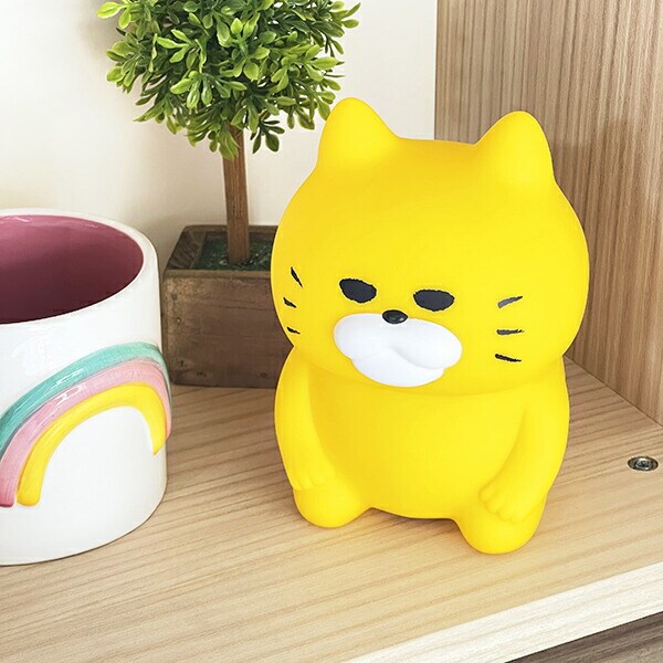 ノラネコぐんだん はんせいちょきんばこ 貯金箱