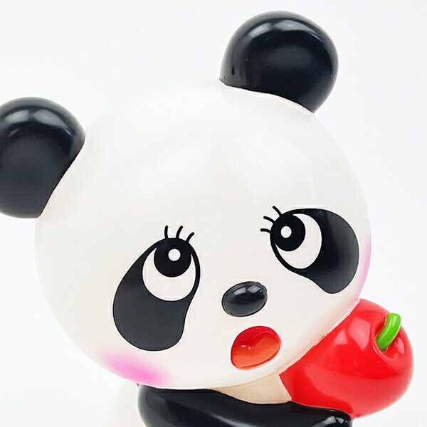 内藤ルネ ルネパンダ ちょきんばこ 赤りんご 貯金箱