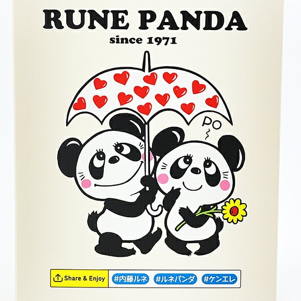 内藤ルネ ルネパンダ ちょきんばこ 赤りんご 貯金箱