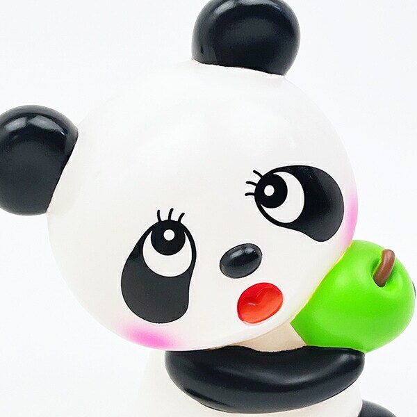 内藤ルネ ルネパンダ ちょきんばこ 青りんご 貯金箱