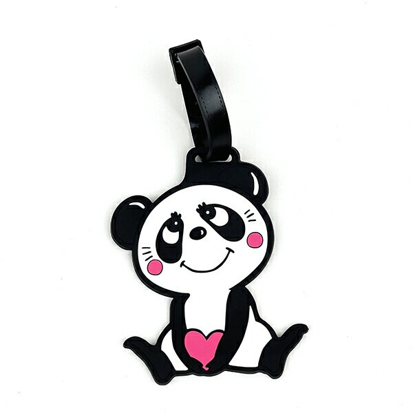 内藤ルネ ルネパンダ ラバーラゲッジタグ トラベル 日本製