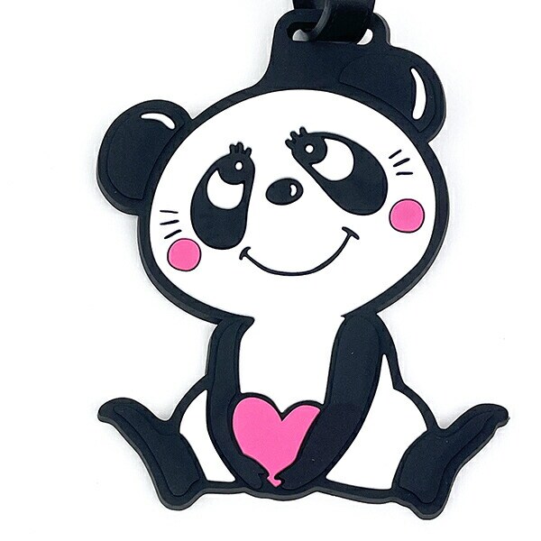 内藤ルネ ルネパンダ ラバーラゲッジタグ トラベル 日本製