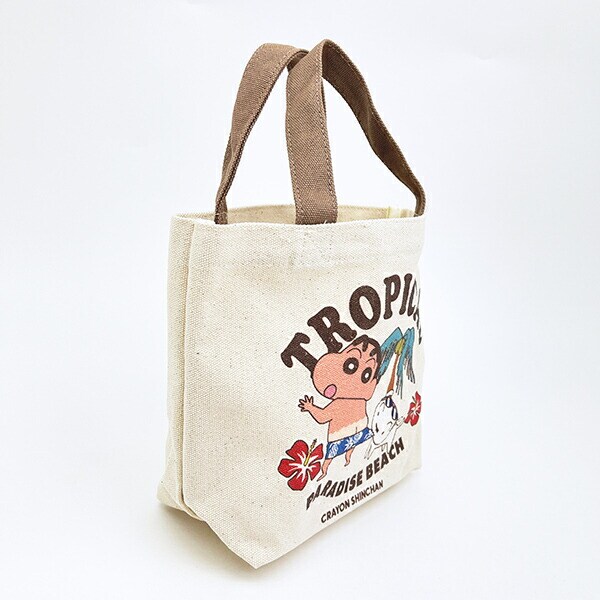 クレヨンしんちゃん トロピカルしんちゃん ミニトートバッグ 日焼け