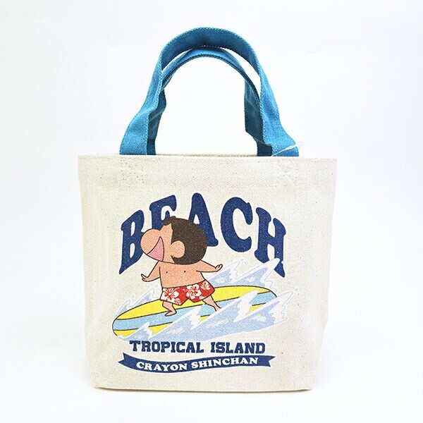 クレヨンしんちゃん サーファーしんちゃん ミニトートバッグ 日焼け