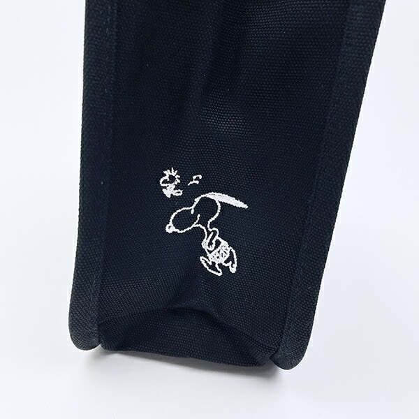 スヌーピー 仕切りランチトートバッグ ブラック SNOOPY