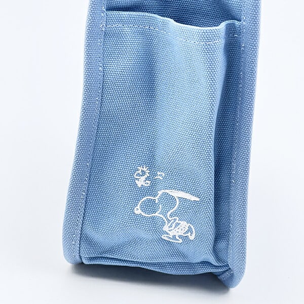 スヌーピー 仕切りランチトートバッグ ブルー SNOOPY