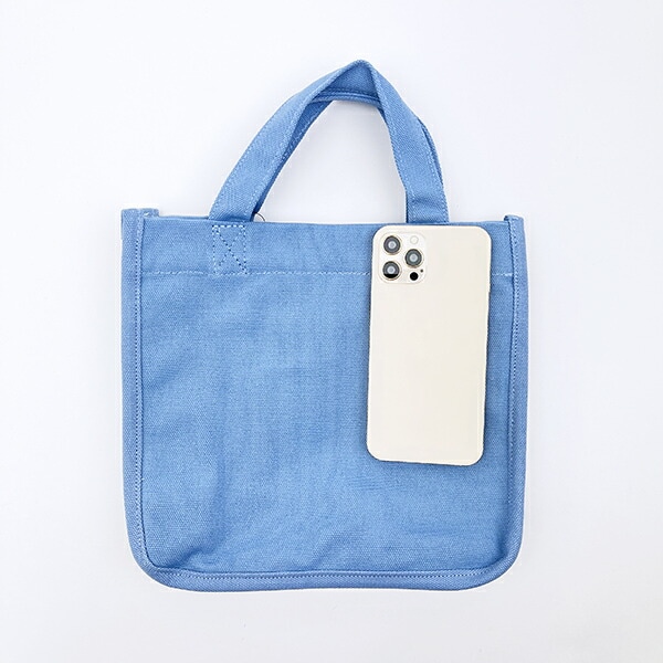 スヌーピー 仕切りランチトートバッグ ブルー SNOOPY