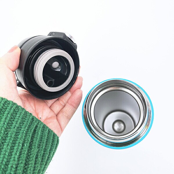 スヌーピー ワンプッシュボトル ターコイズ サーフ 水筒 ランチ SNOOPY