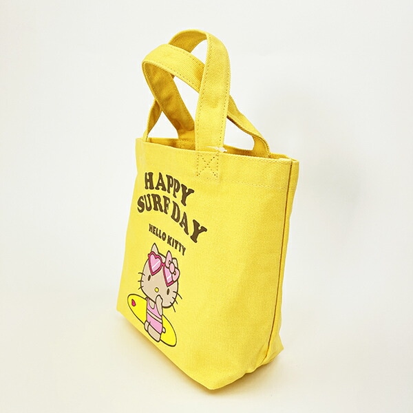 サンリオ ハローキティ 日焼け キティ ミニランチバッグ イエロー Sanrio