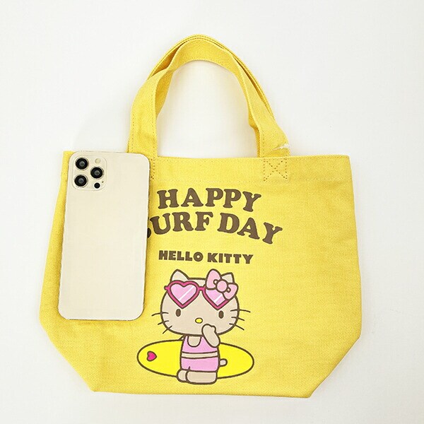 サンリオ ハローキティ 日焼け キティ ミニランチバッグ イエロー Sanrio