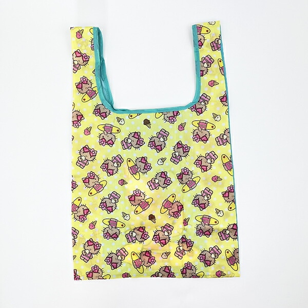 サンリオ ハローキティ 日焼け キティ エコバッグ(M) ミント Sanrio