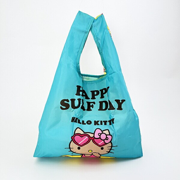 サンリオ ハローキティ 日焼け キティ エコバッグ(M) ミント Sanrio