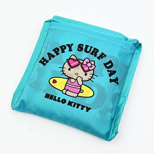 サンリオ ハローキティ 日焼け キティ エコバッグ(M) ミント Sanrio