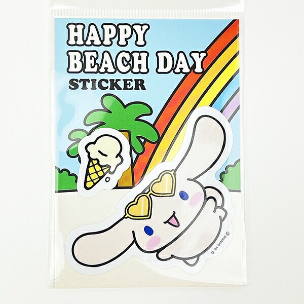 サンリオ シナモロール 日焼け ステッカー 文具 日本製 シナモン Sanrio