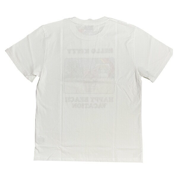 サンリオ ハローキティ 日焼け キティ 半袖Tシャツ(M) アイス アパレル Sanrio