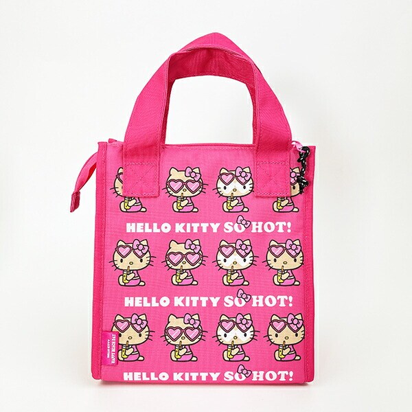 サンリオ ハローキティ 日焼け キティ 三角マチ保冷バッグ ジュース ランチ Sanrio
