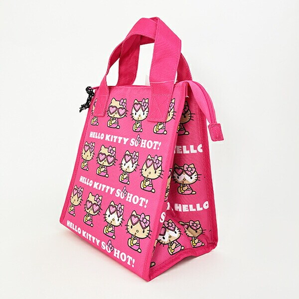 サンリオ ハローキティ 日焼け キティ 三角マチ保冷バッグ ジュース ランチ Sanrio