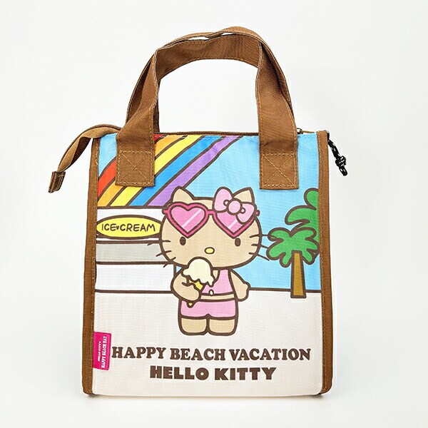 サンリオ ハローキティ 日焼け キティ 三角マチ保冷バッグ アイス ランチ Sanrio