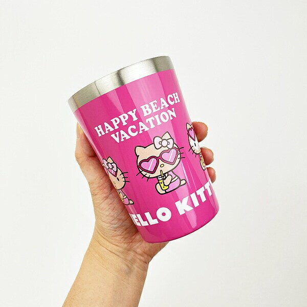 サンリオ ハローキティ 日焼け キティ ステンレンタンブラー 水筒 ランチ ジュース Sanrio