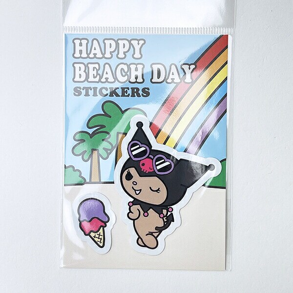 サンリオ 日焼け クロミ ステッカー 文具 日本製 Sanrio