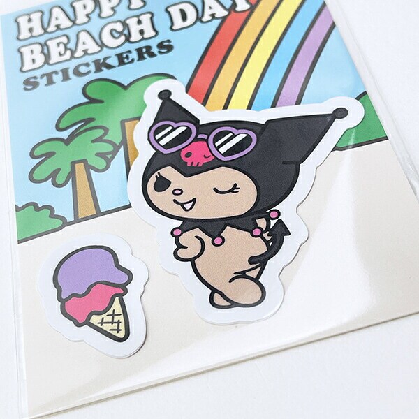 サンリオ 日焼け クロミ ステッカー 文具 日本製 Sanrio