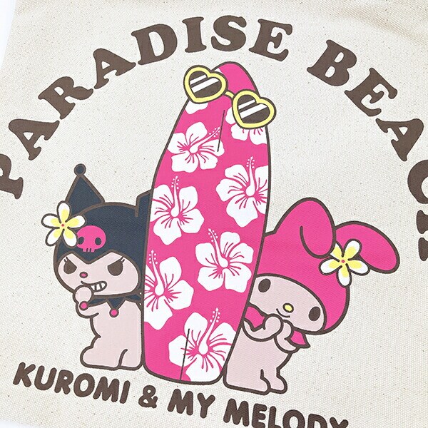 サンリオ 日焼け マイメロディ＆クロミ A4トートバッグ Sanrio