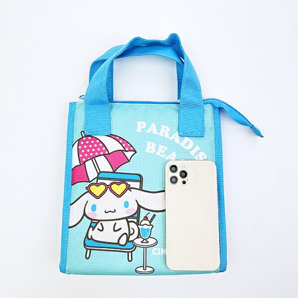 サンリオ 日焼け シナモロール 三角マチ保冷バッグ ランチ シナモン Sanrio