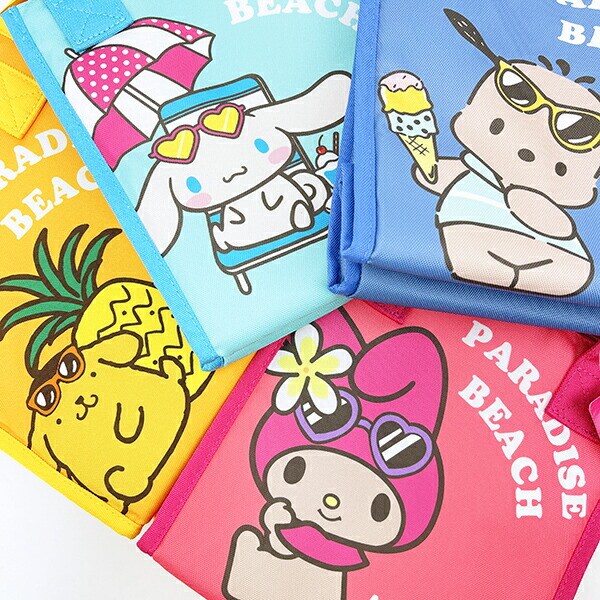 サンリオ 日焼け ポムポムプリン 三角マチ保冷バッグ ランチ Sanrio