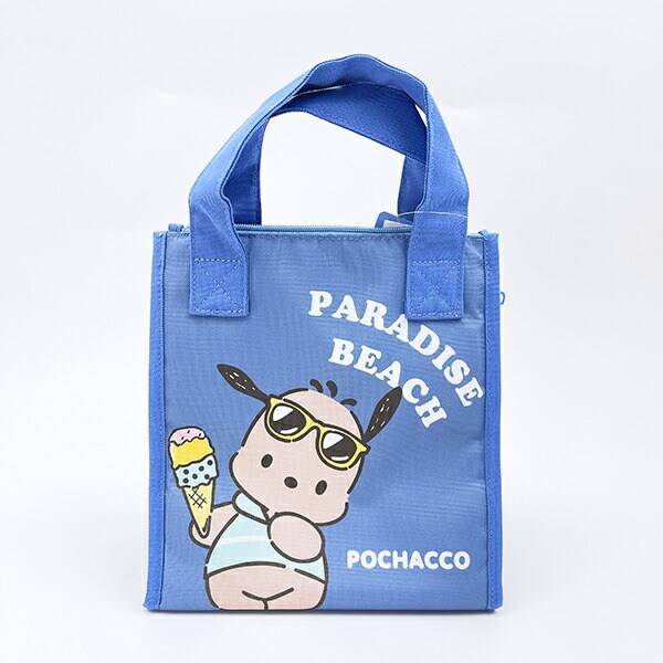 サンリオ 日焼け ポチャッコ 三角マチ保冷バッグ ランチ Sanrio