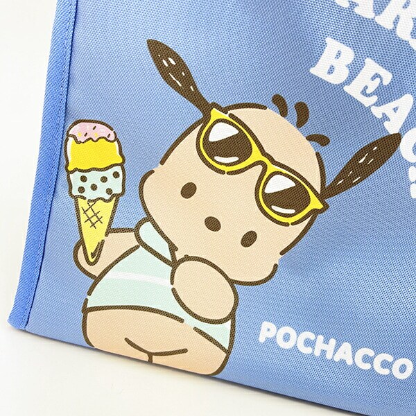 サンリオ 日焼け ポチャッコ 三角マチ保冷バッグ ランチ Sanrio